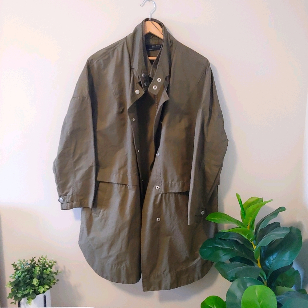 Zara Oversized XS Woman's Military/Utiliy Jacket